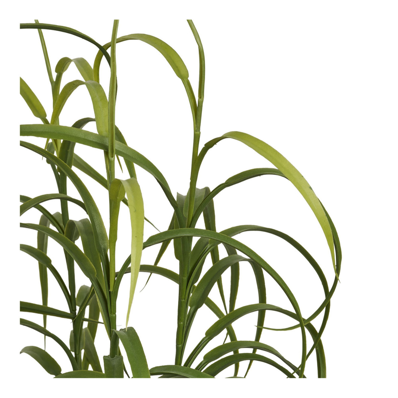 Pianta artificiale Grass Plant in PE verde — H 89 cm con vaso