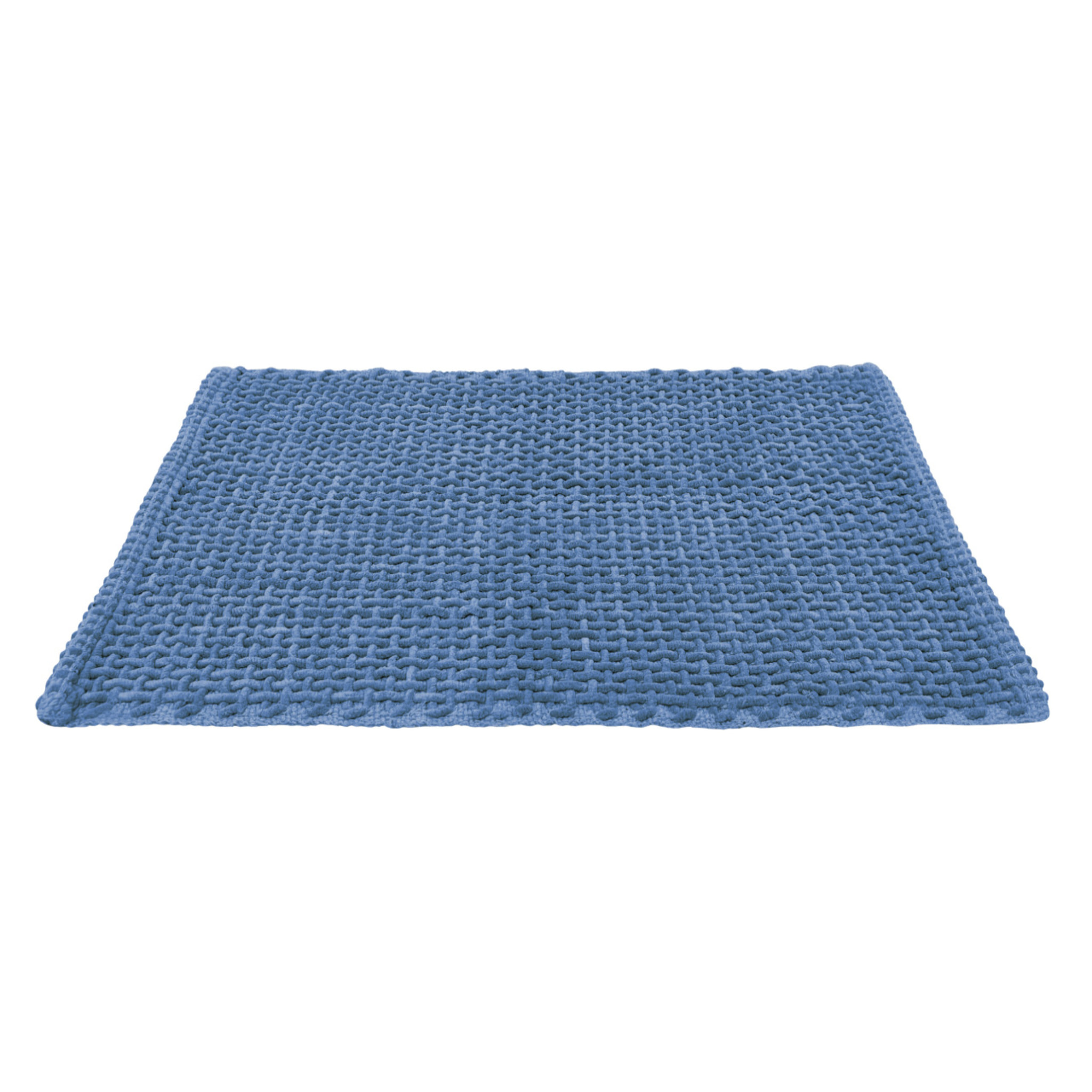 Tappeto Bagno Doccia Antiscivolo Super Assorbente Modello Osaka Azzurro