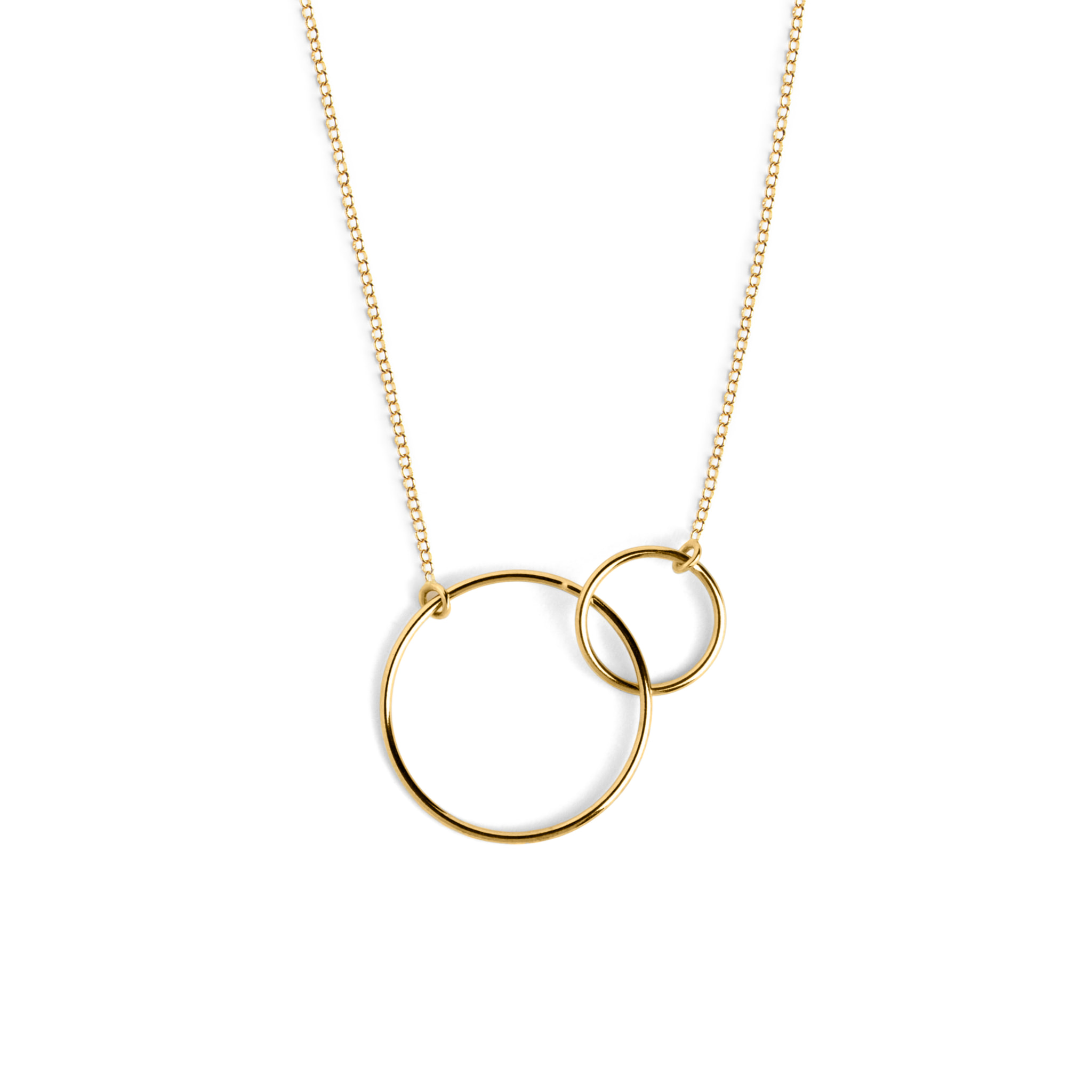 Collar Sister Plata Baño Oro