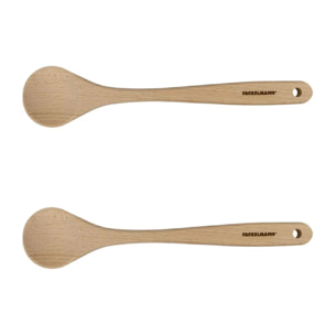 Ensemble de 2 Cuillères de cuisine en bois FSC Fackelmann Eco Friendly