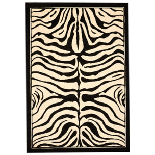Tapis salon et chambre tissé motif animaux NALA