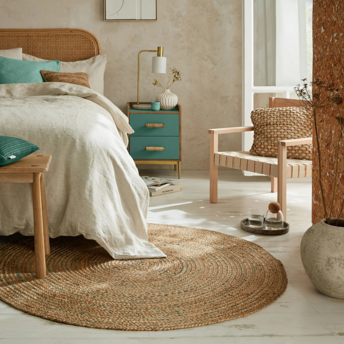 Tapis en jute rond CAPRI