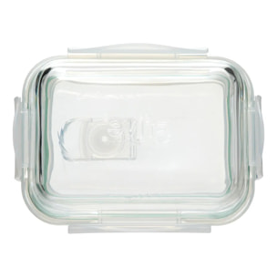 3 boîtes rectangulaires de conservation "Clipeat" verre