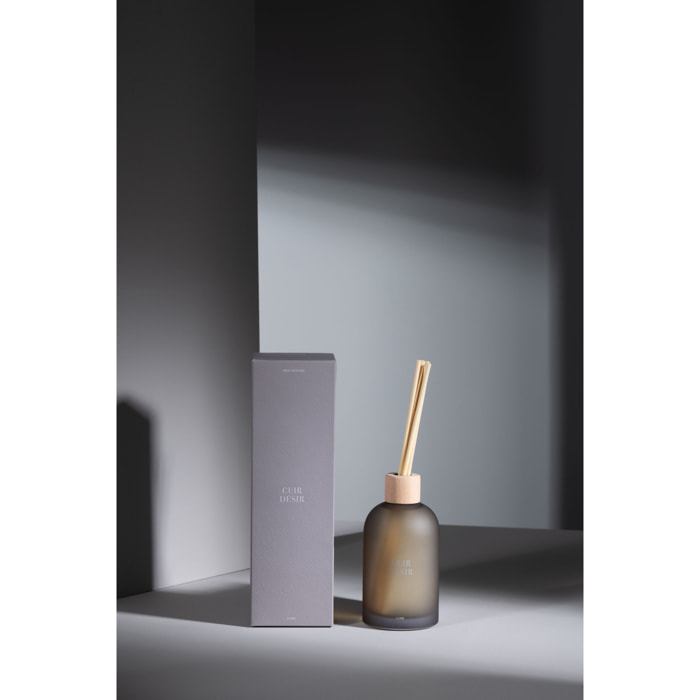 J-Line bâtonnets parfumés Accords Essentiels - Cuir Désir - brun - 250 ml