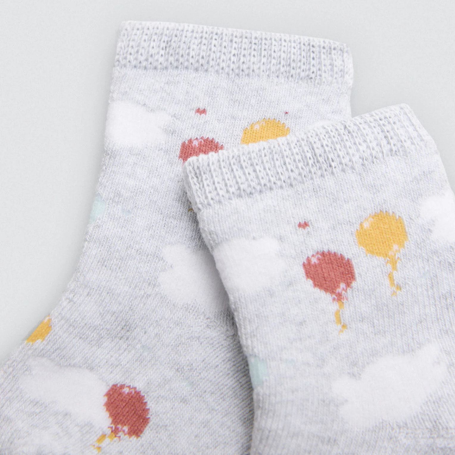 Confezione da 4 calzini termici per neonato con stampe a palloncino