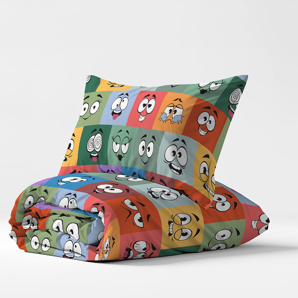 Parure copripiumino occhietti