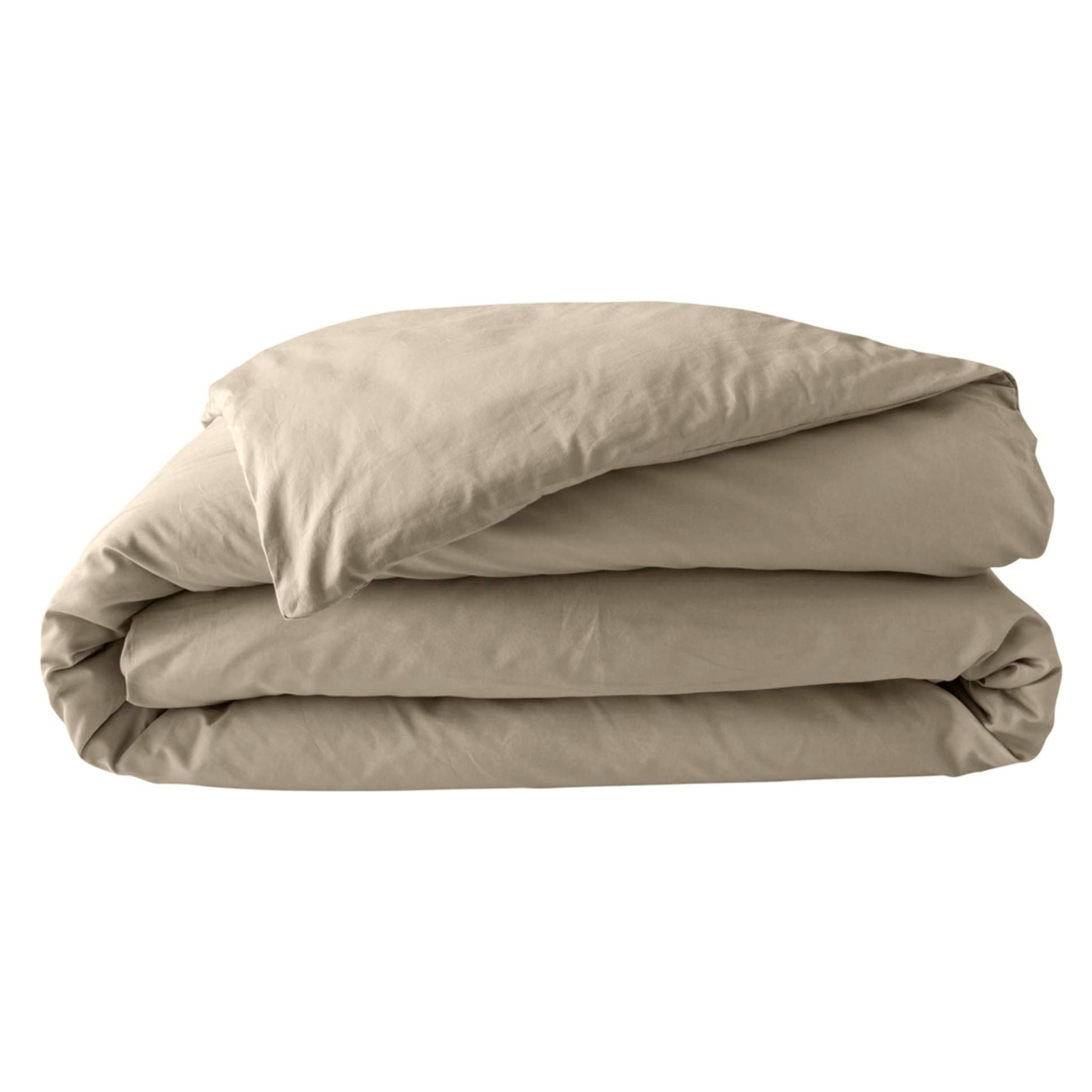 Housse de couette 100% Percale de Coton ORIGINE - Sable
