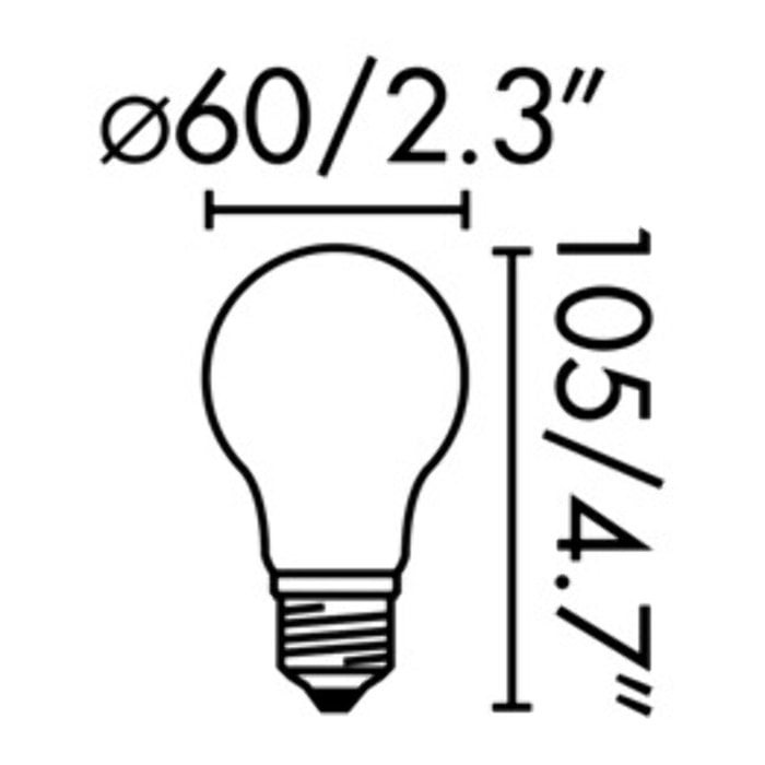 Bombilla ESTÁNDAR FILAMENTO E27 LED 4W 2700K