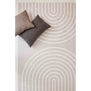 GREGE - Tapis moderne motif arc-en-ciel