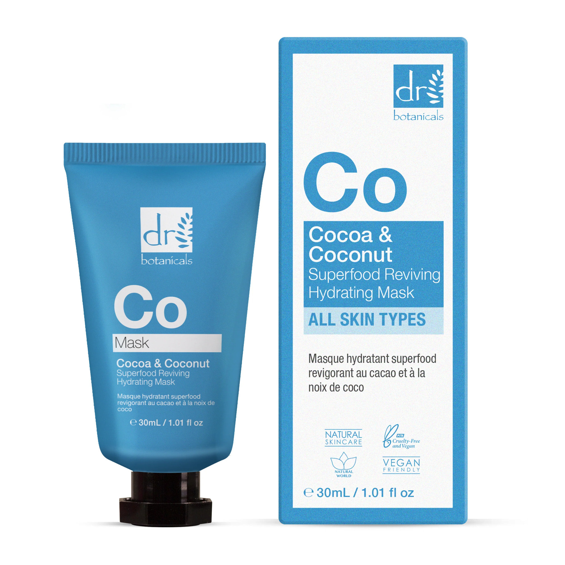 Mascarilla Revitalizante de Cacao y Coco 30ml (NF) + Mascarilla Revitalizante de Cacao y Coco 2 - 60ml