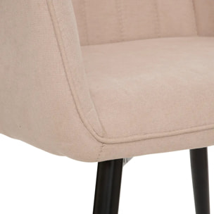 Fauteuil "Visoca" beige