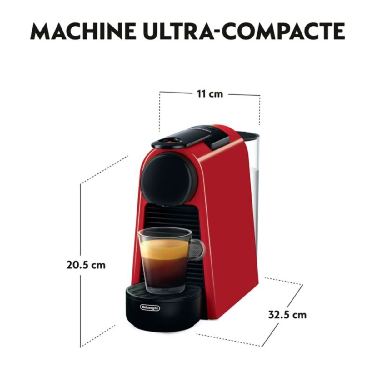 Nespresso DELONGHI Essenza mini rouge