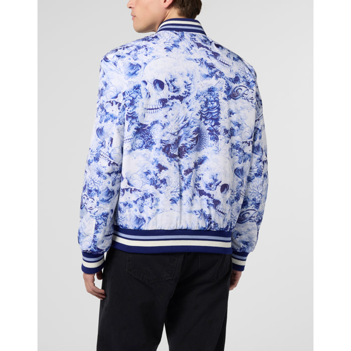 PHILIPP PLEIN Nylon Bomber Ceramic