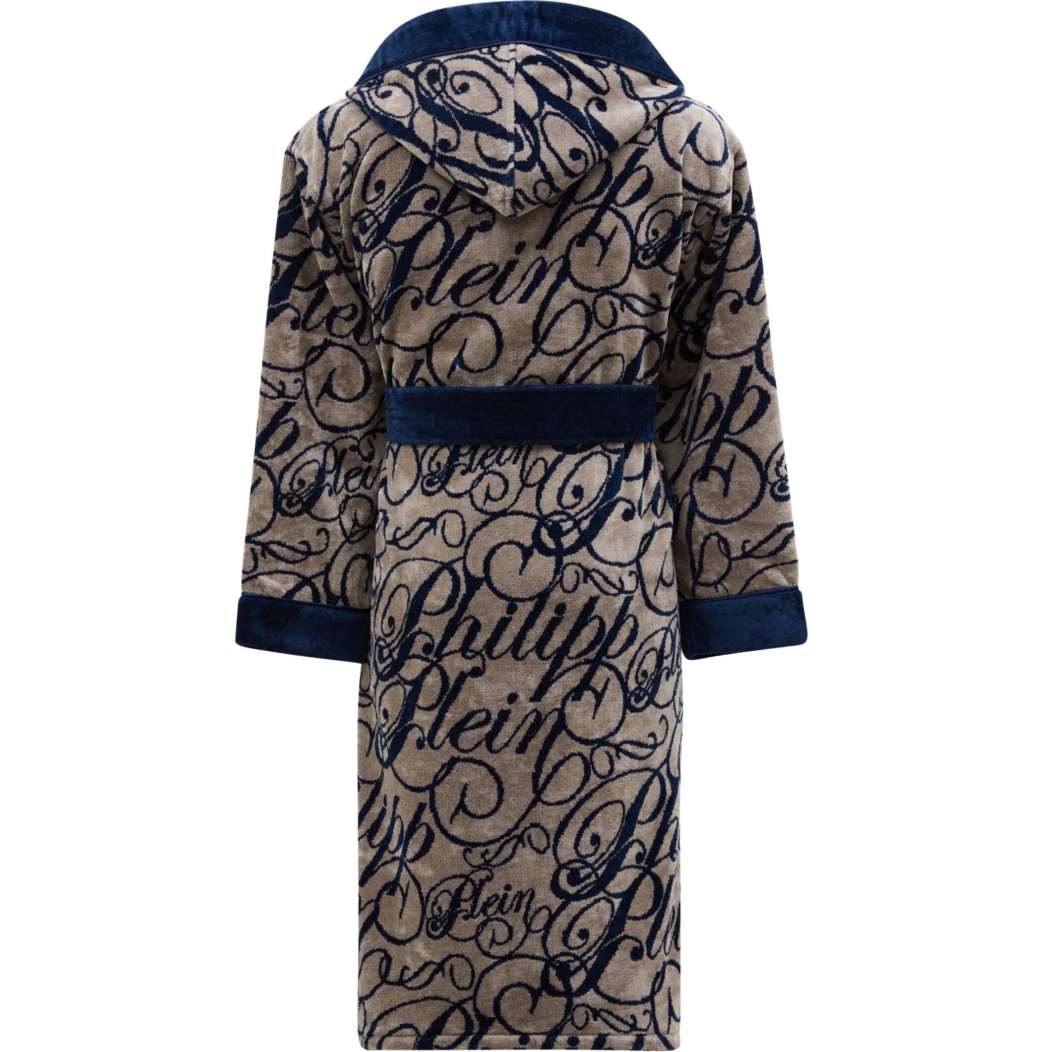 PHILIPP PLEIN Hooded Bathrobe Signature