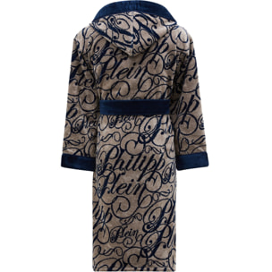 PHILIPP PLEIN Hooded Bathrobe Signature