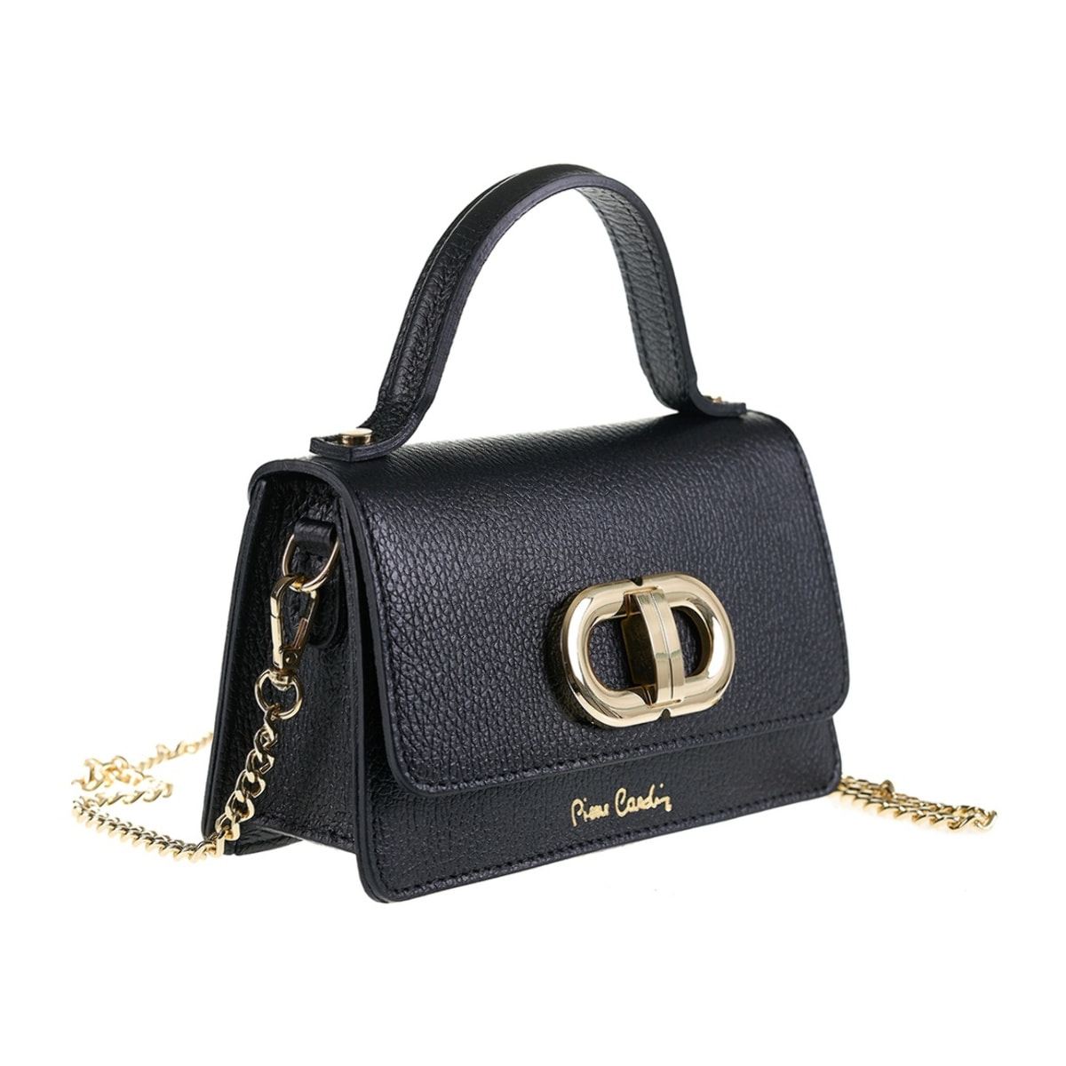 Borsa a mano da donna Made in Italy - Modello Aurélia Nova - 100% pelle - 19.5 x 10.0 x 7.0 cm