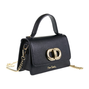 Borsa a mano da donna Made in Italy - Modello Aurélia Nova - 100% pelle - 19.5 x 10.0 x 7.0 cm