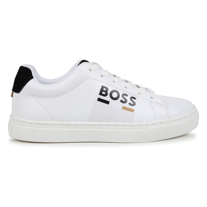 Zapatillas de piel y cordones NIÑO