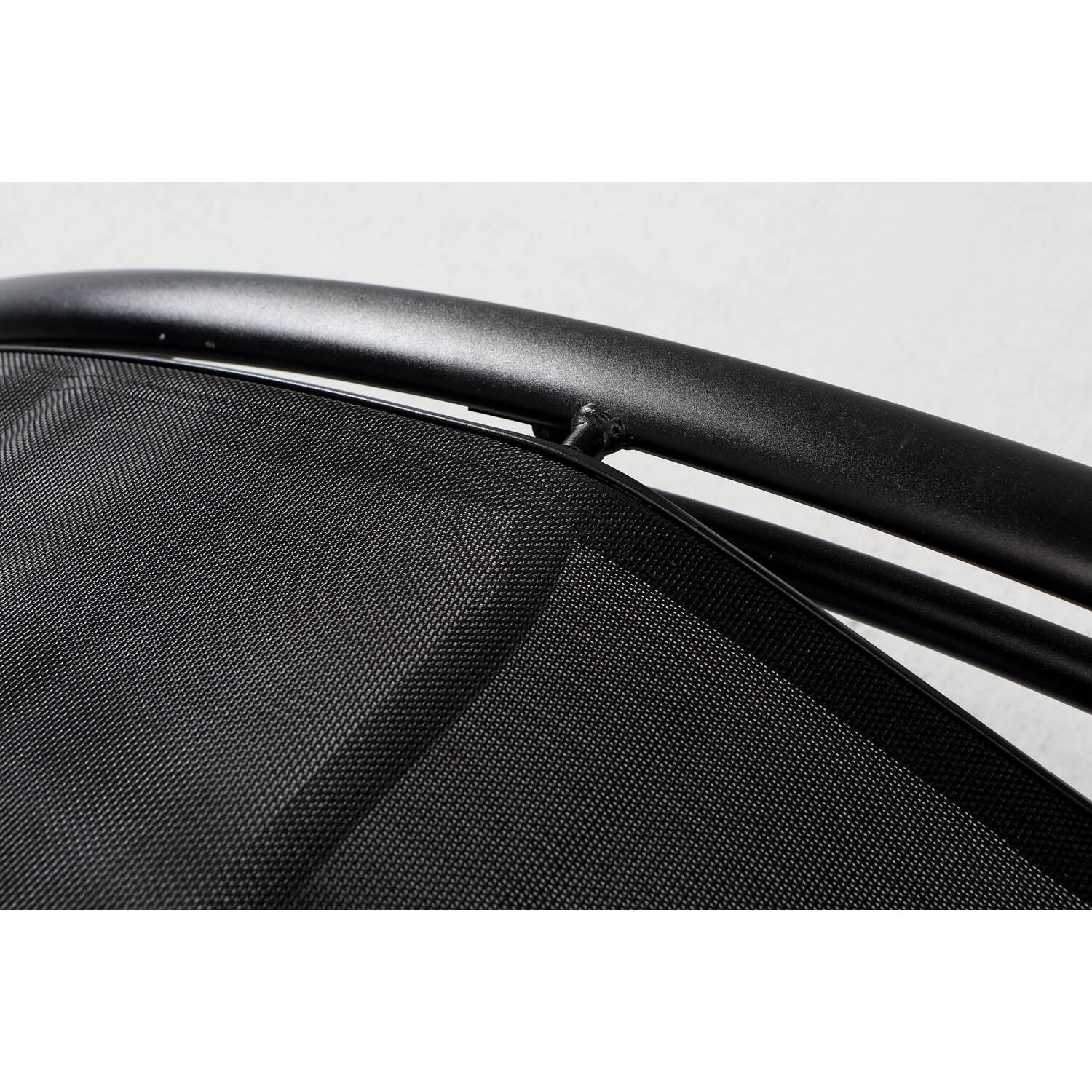 Lot de 2 transats ajustables avec pieds en acier noir VERGARA