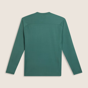 T-shirt slim manica lunga con fit tecnico