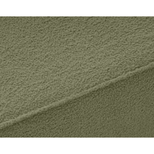 Topaze - pouf - en tissu bouclette - Vert