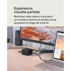 Station d'accueil BELKIN USB-C 6 en 1 Dock Core 130W