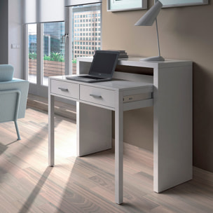 Mesa Escritorio Extensible 98x87x36 Cm Blanco Artik