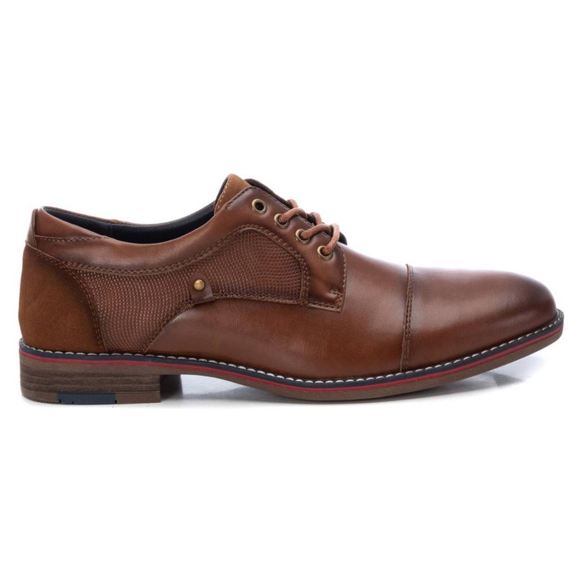 Zapato blucher/derby camel