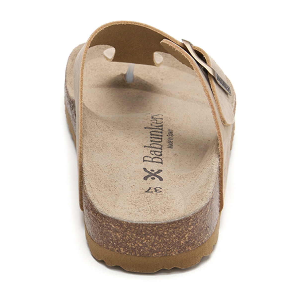 SANDALIA BABUNKERS MARRON