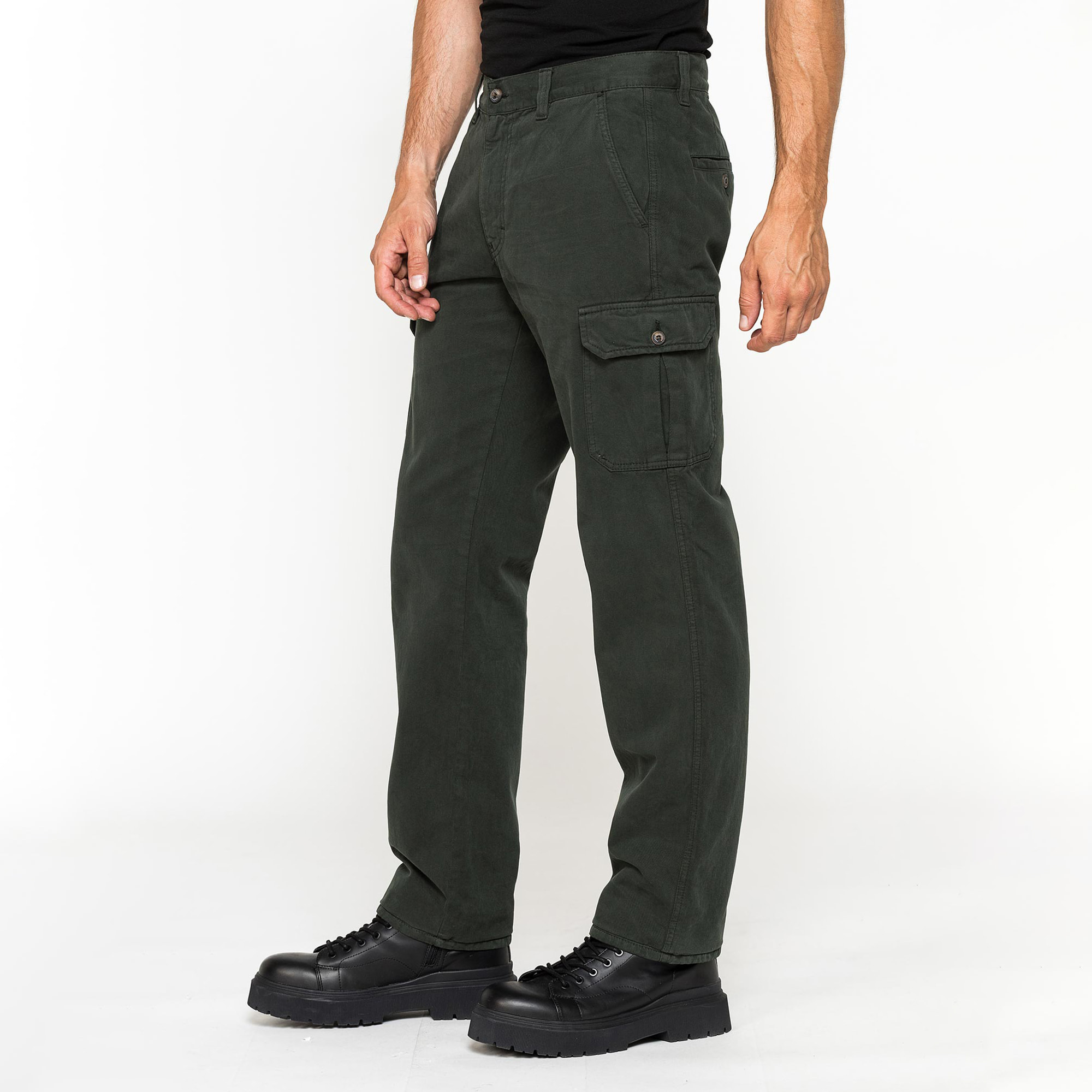 CARGO MOD. 619 REGOLARE IN GABARDINA PESANTE DA 10 oz.