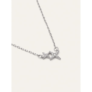 Collana Duo Spark Argento