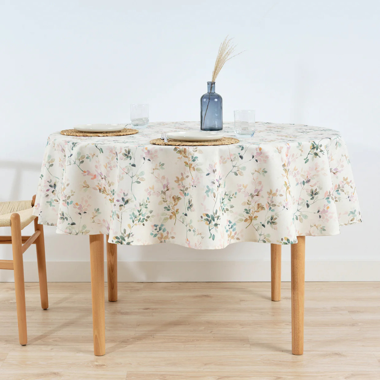 Nappe ronde en résine anti-taches 0120-247
