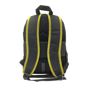 Pokemon Pikachu mochila americano, adaptable a carro. Compartimento portalaptop.