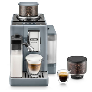 Expresso Broyeur DELONGHI FEB4455.G Rivelia Latte Gris
