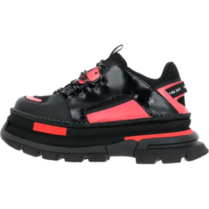 Zapatos 1640 MULTI LEATHER BLACK-PINK/ ART CORE 2 color Black-pink