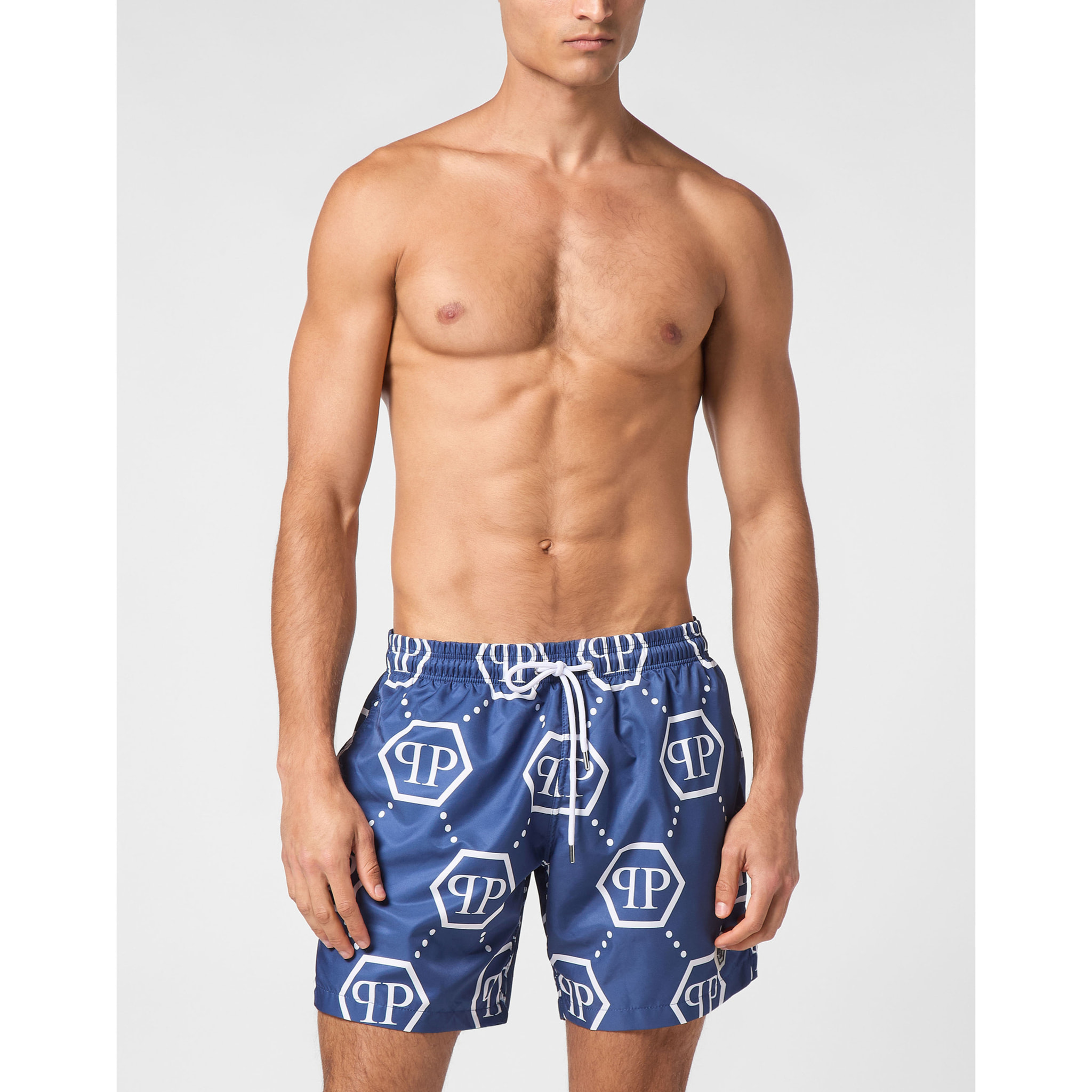 PHILIPP PLEIN Swim Trunks MONOGRAM
