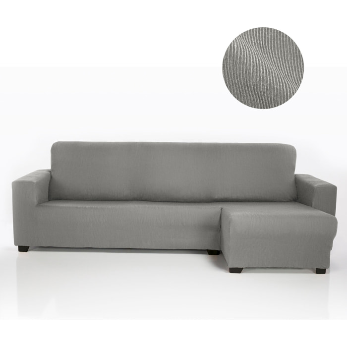 Funda ELÁSTICA para Chaise Longue deracha (visto de frente) brazo largo modelo MARCELA