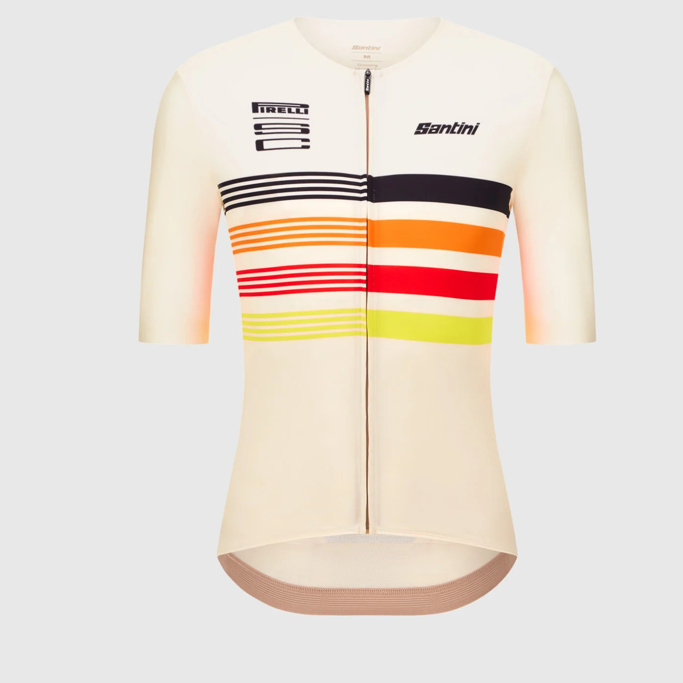 Santini X Pirelli Sport Club Tape Jersey - Bianco