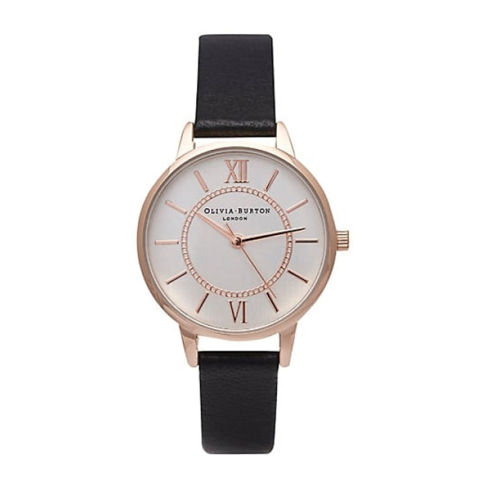 Reloj Olivia Burton OB15WD59 Mujer Analogico Cuarzo con Correa de Piel sintetica