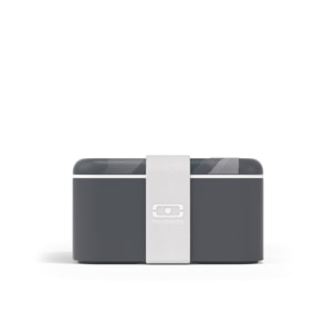 Lunch box 2 compartiments Square 1,7L Made in France  Dimensions