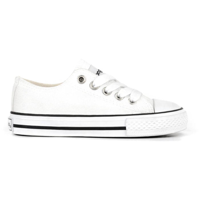 Zapatillas De Lona En Blanco