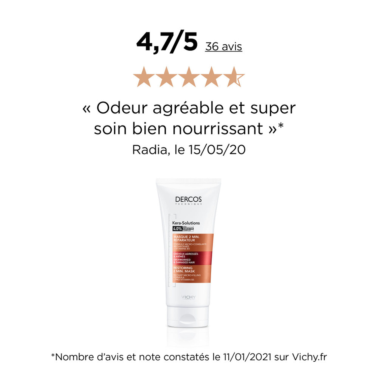 Dercos Technique - Masque 2 min Réparateur 200 ml