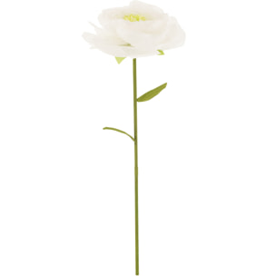 J-Line fleur artificielle - papier - blanc - large