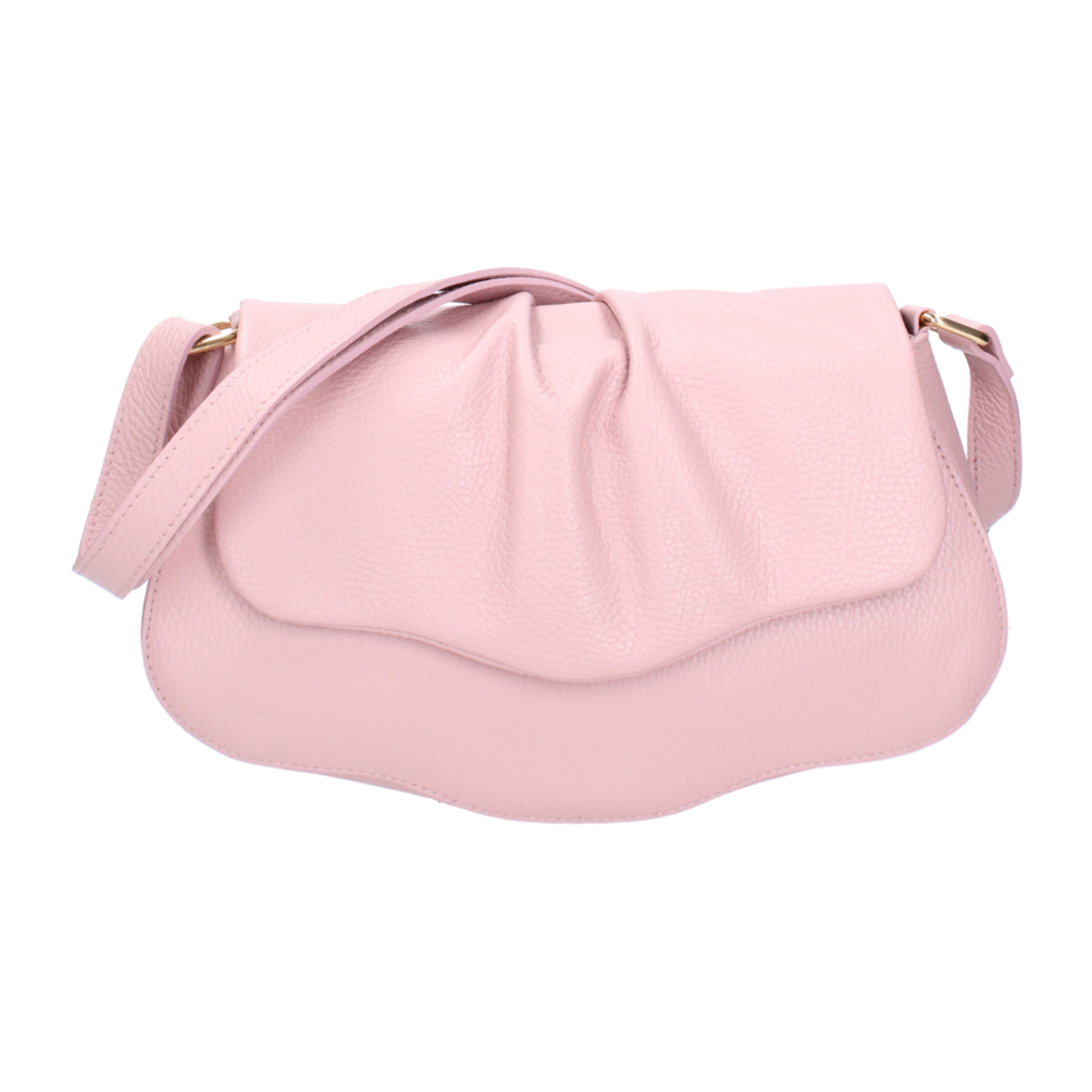 Borsa a spalla da donna In Vera pelle Made in Italy 30,5x19,5x9 cm