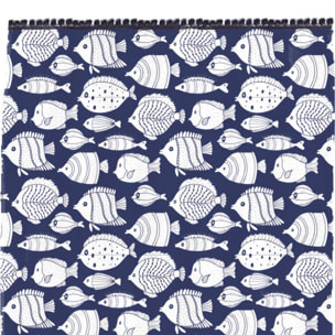 Telo Mare Fouta Modello Tahiti Con Pon Pon