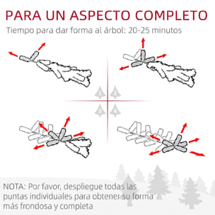 Árbol de Navidad Estrecho 180 cm, Árbol de Navidad Artificial Nevado con 395 Ramas y Soporte de Metal Plegable, Decoración Navideña para Salón, Interior, Verde