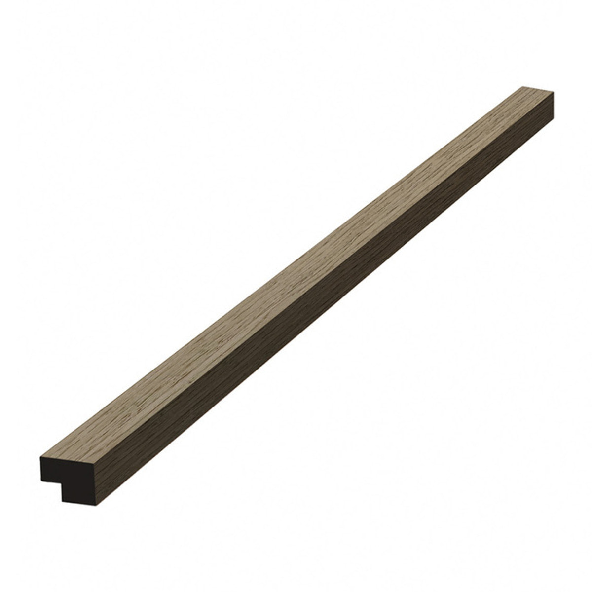 Barre d'extrémité MDF 120 cm pour panneaux acoustiques intérieurs SATAKUPANNON612, décor noyer (SATAKUPANWATKL12)