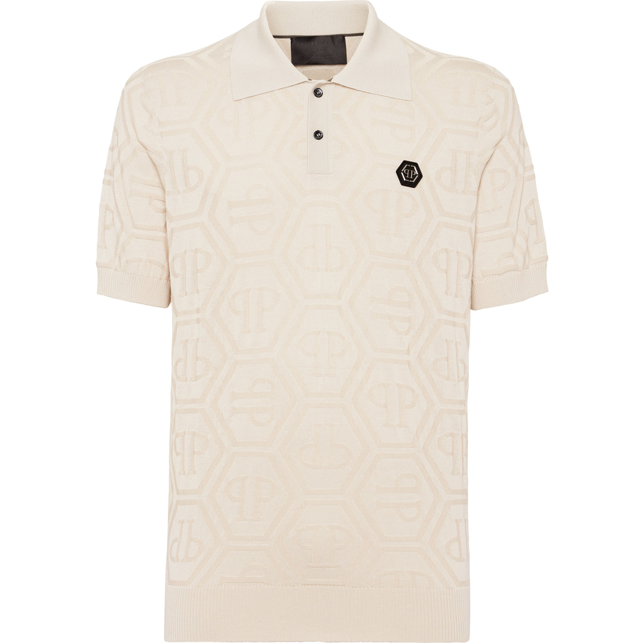 PHILIPP PLEIN Pullover Polo-Neck MONOGRAM