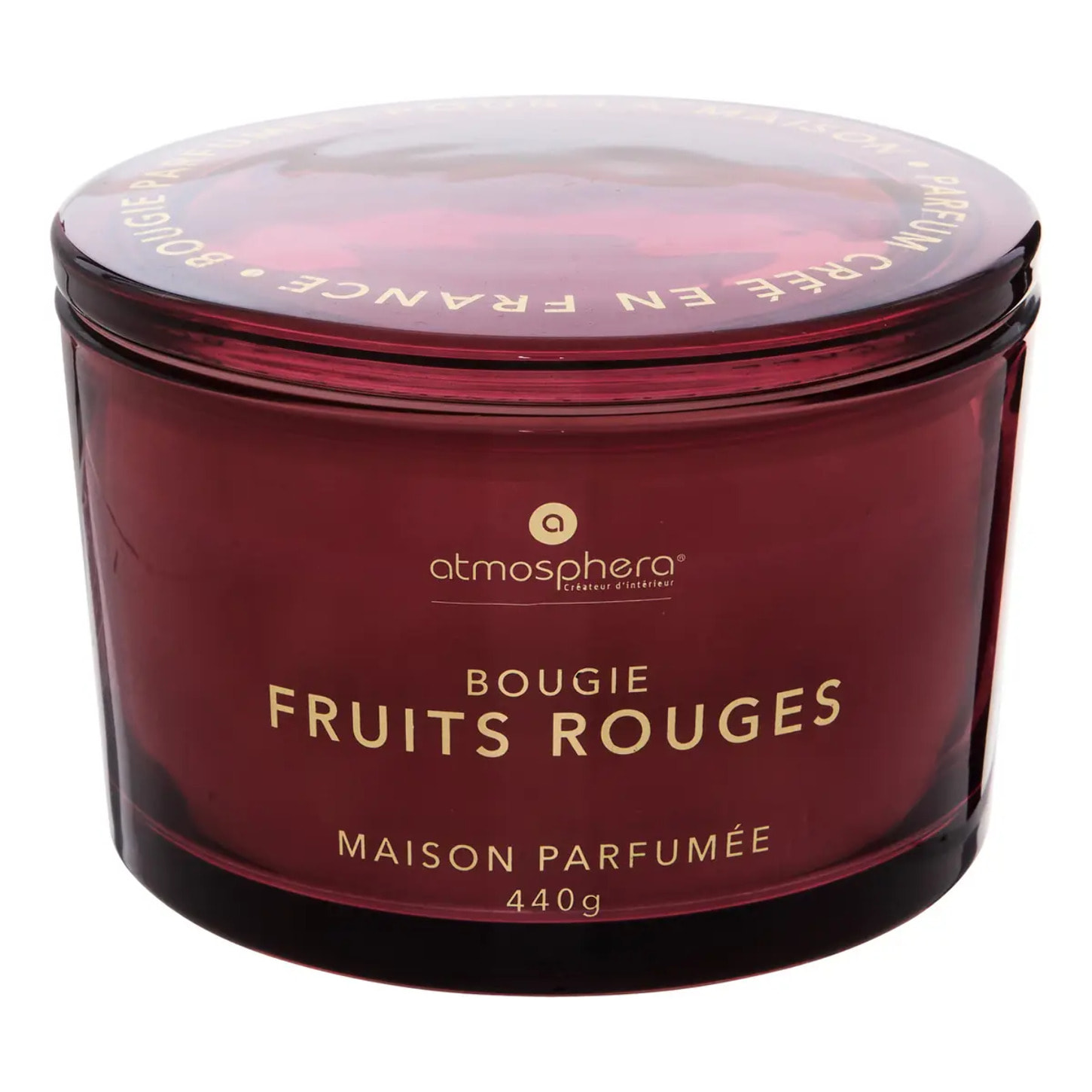 Bougie parfumée 440 g Glowy fruits rouges
