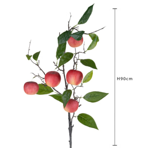 Ramo con mele - Pezzi 1 - Colore:Rosso - Bianchi Dino